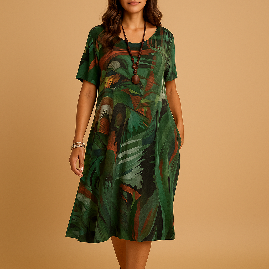 3D-print jurk met artistiek ontwerp voor dames | Nynke