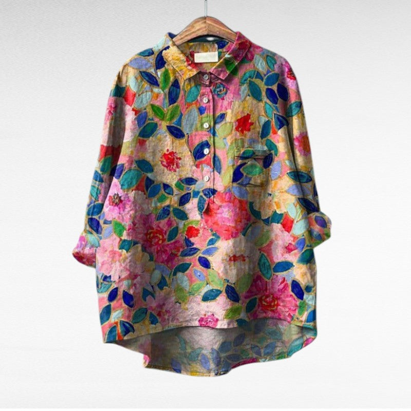 Vanluxe | Klassieke Bloemenblouses