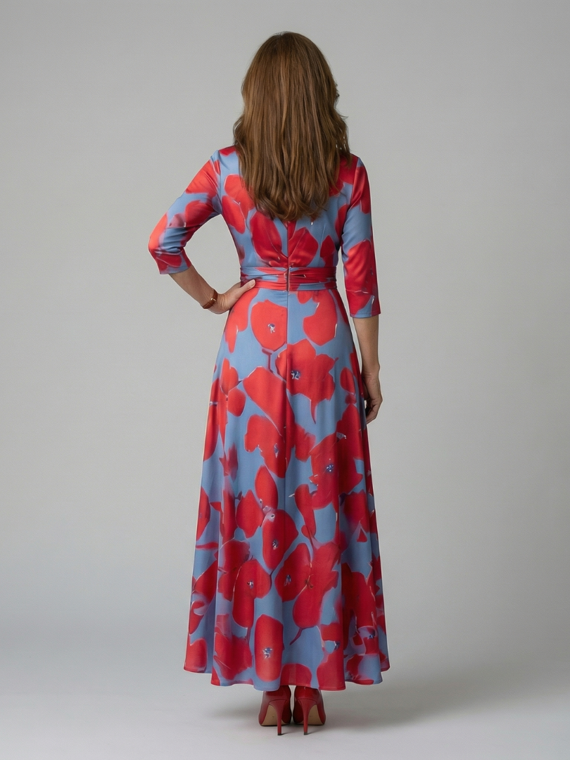Celine | Overslag Midi Jurk