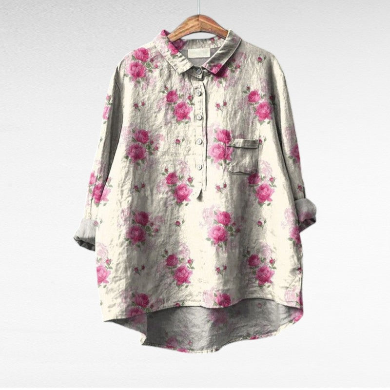 Vanluxe | Klassieke Bloemenblouses