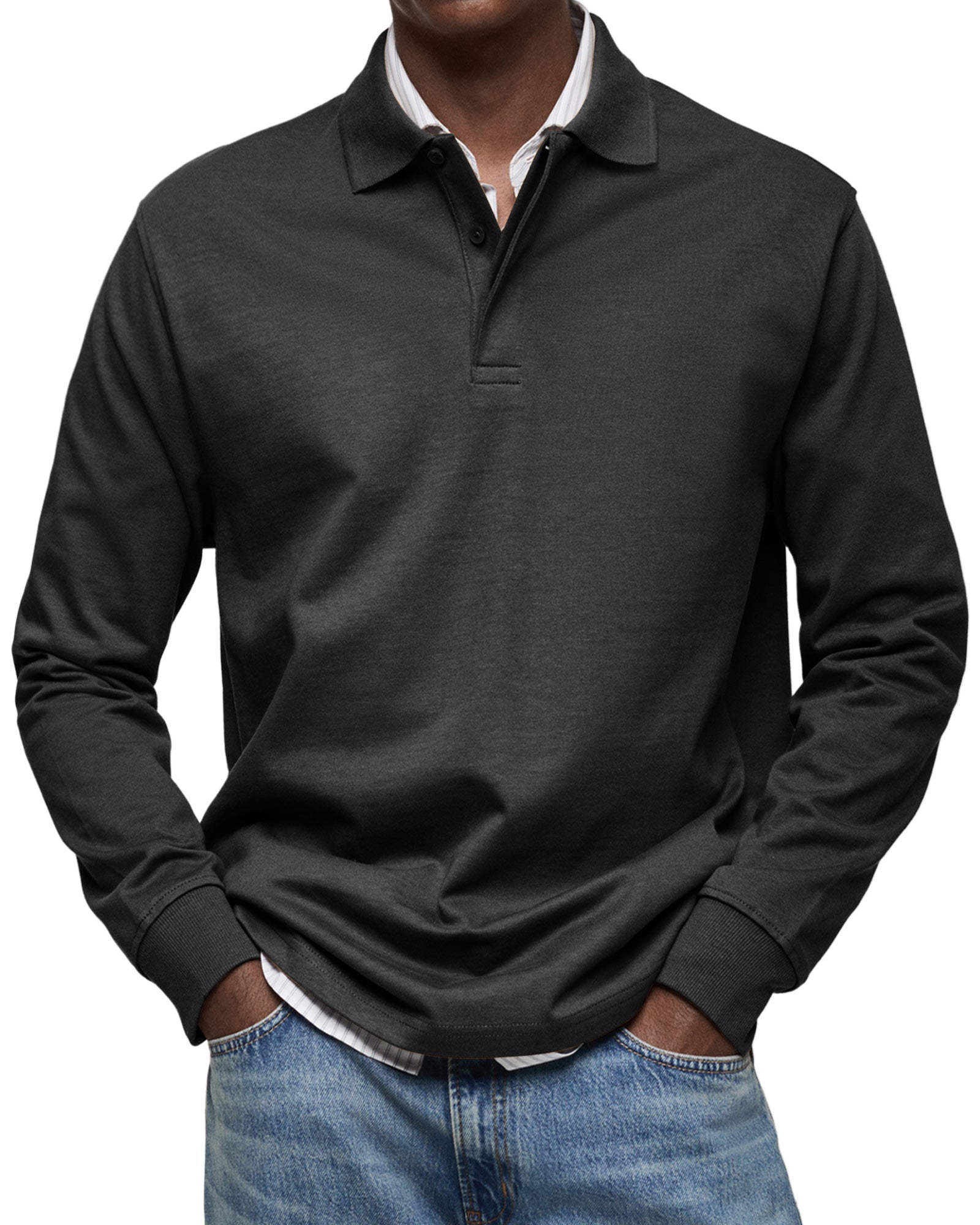 Laluna® | Luxe Polo met Lange Mouwen