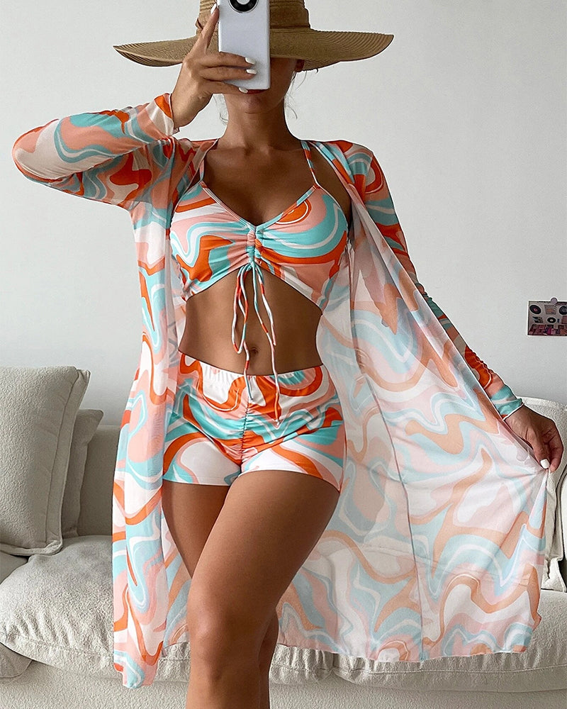 Zenviro® | 3-Delige Bikini Set met Print