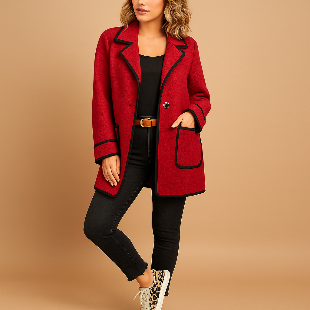 Casual gevoerde blazer voor dames | Tessa