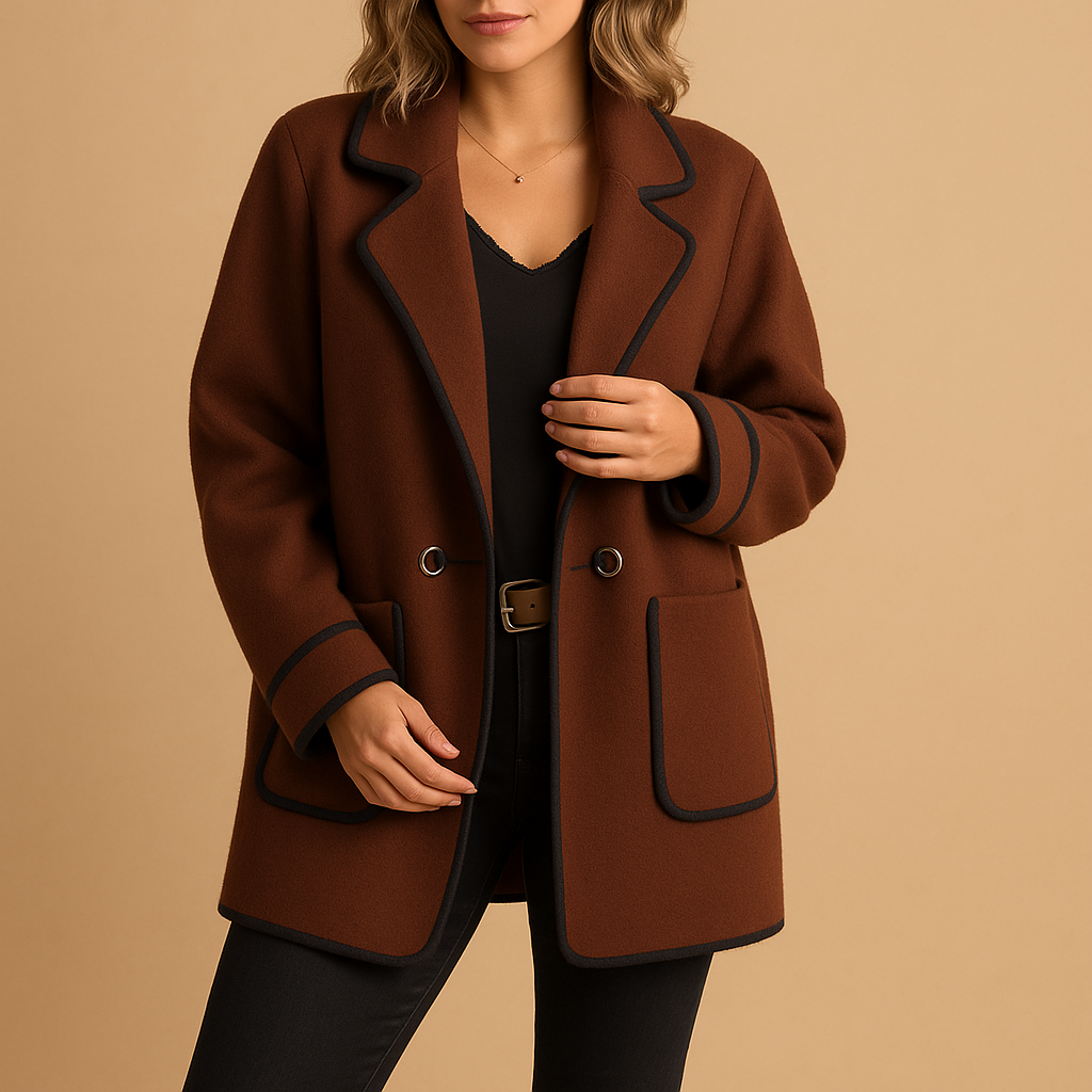 Casual gevoerde blazer voor dames | Tessa