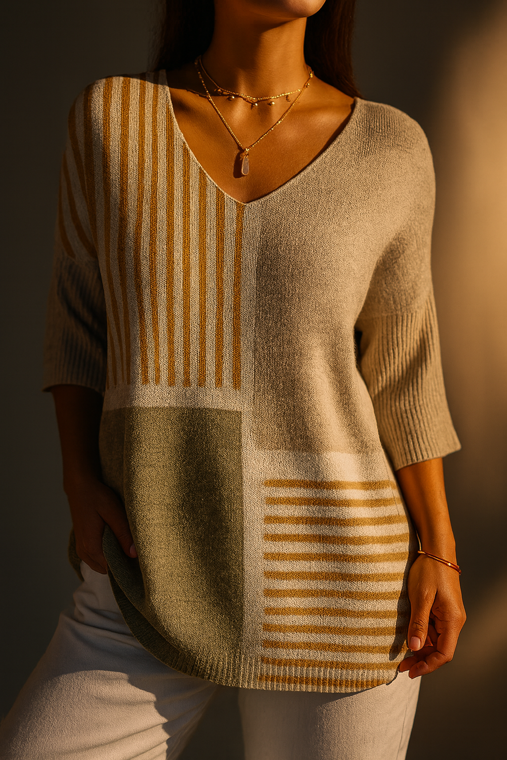 Elegante gebreide tops
