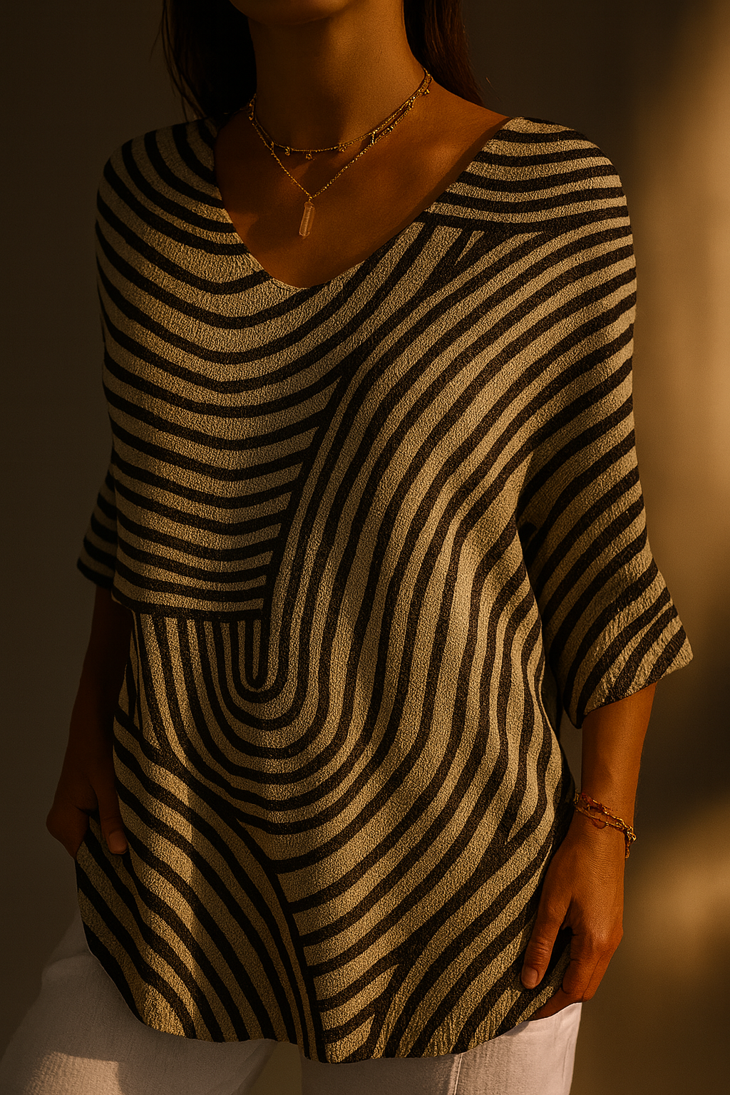 Elegante gebreide tops