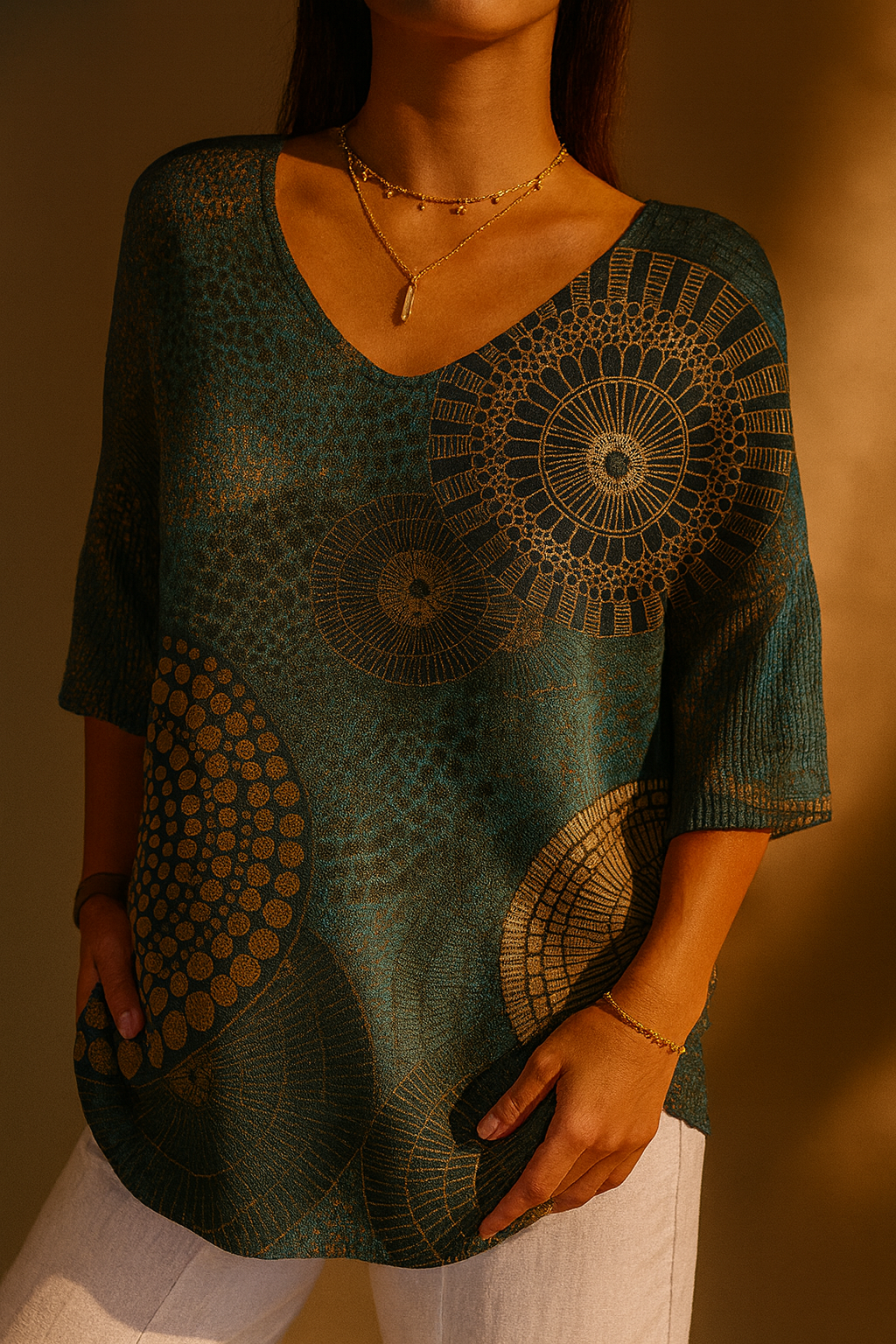 Elegante gebreide tops