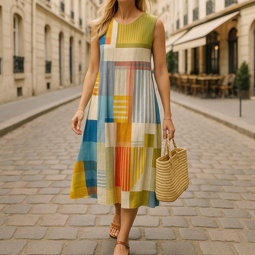 Zenviro – Levendige trendy jurk