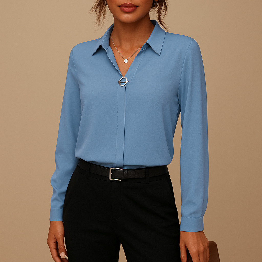 Lieke | Elegante effen blouse voor dames