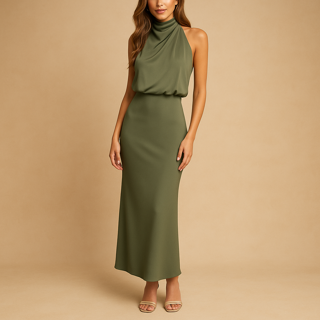 Elise | Elegante damesjurk van ademende stof voor lente en zomer