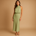 Elise | Elegante damesjurk van ademende stof voor lente en zomer