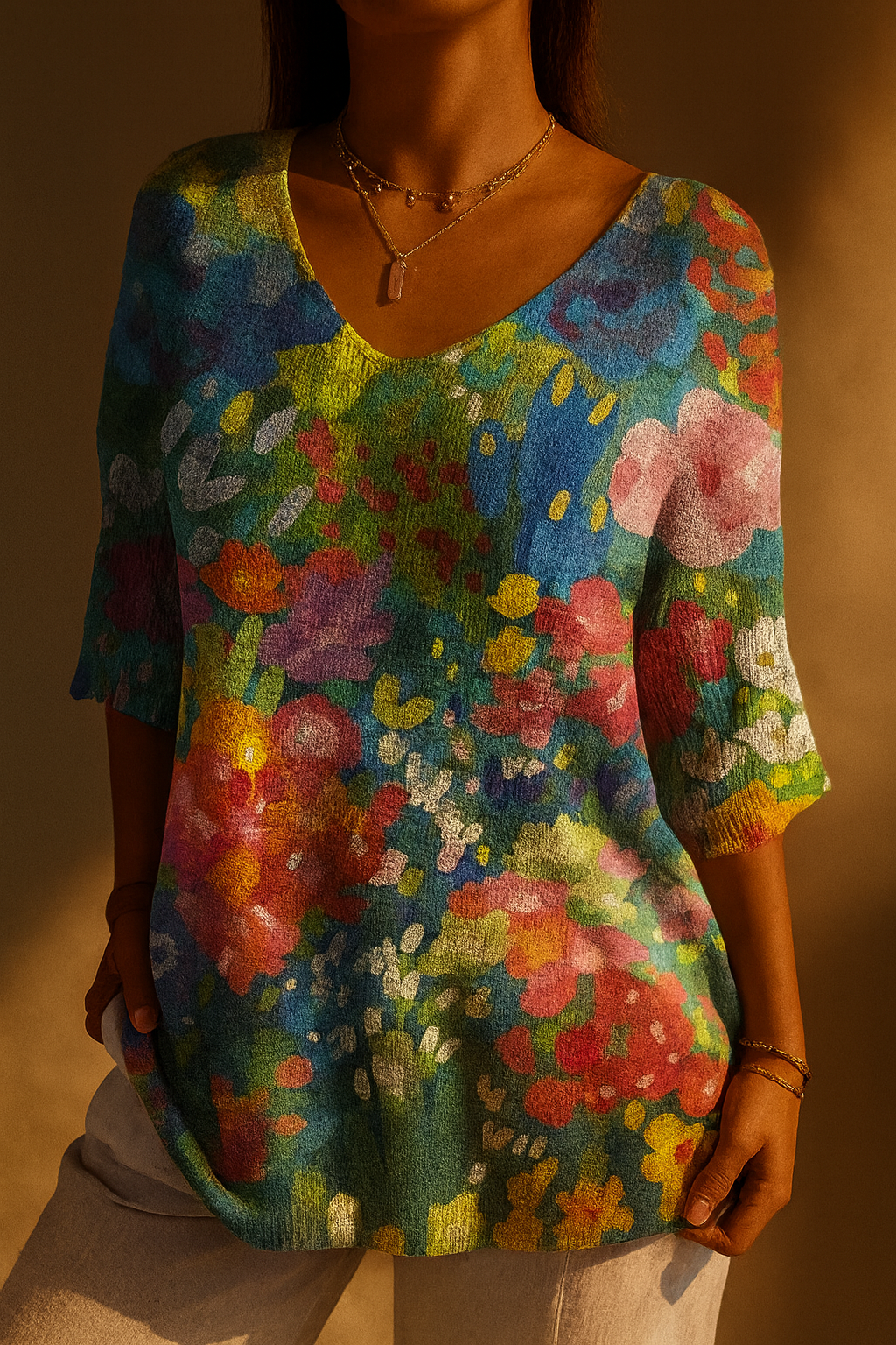 Elegante gebreide tops