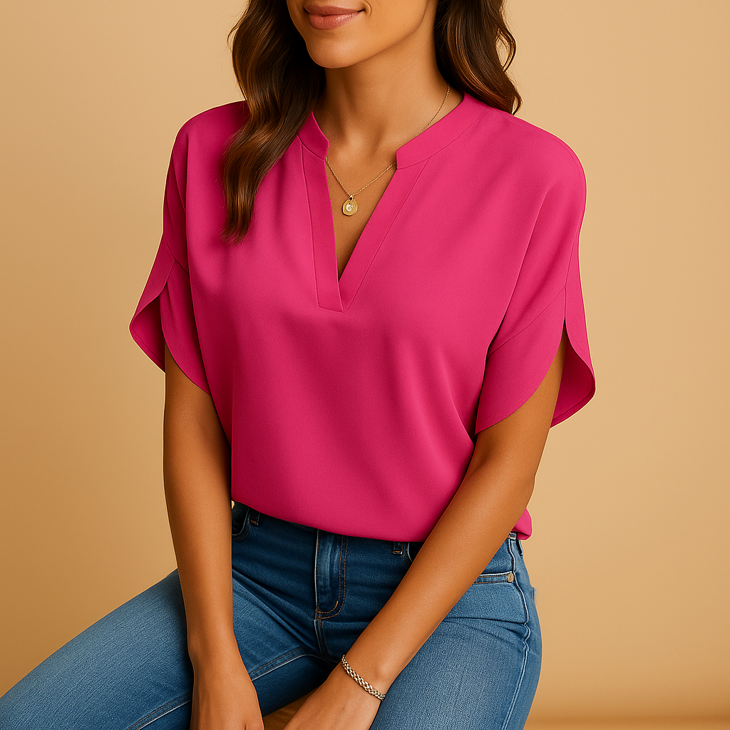 Janne | Lichtgewicht blouse met elegante pasvorm voor dames