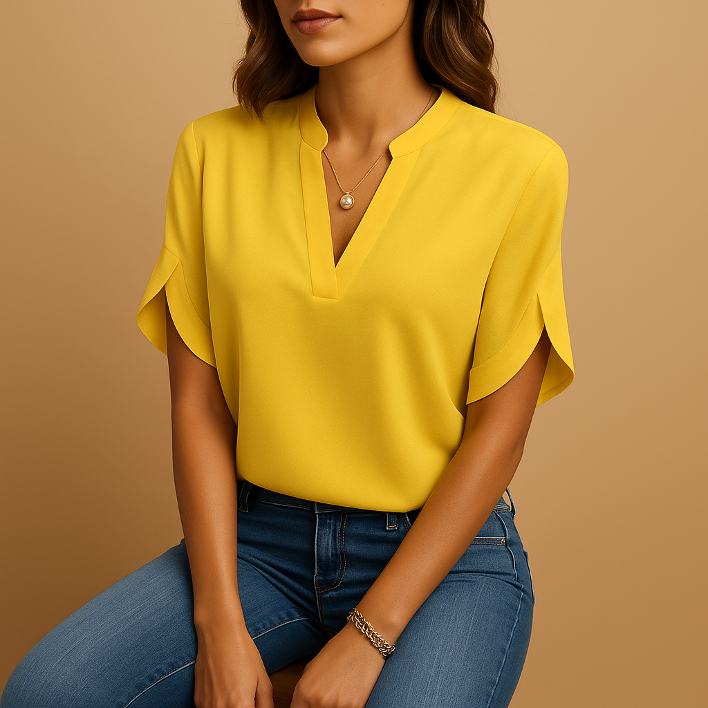 Janne | Lichtgewicht blouse met elegante pasvorm voor dames