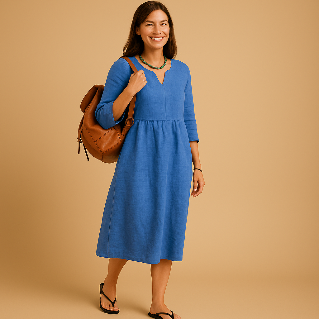 Elise | Elegante casual midi-jurk voor dames
