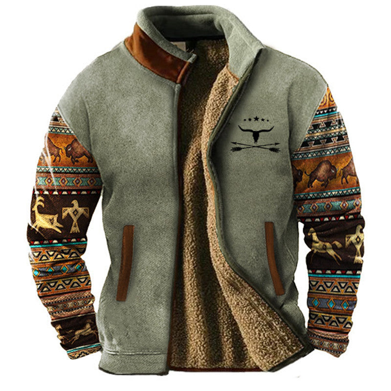 Laluna® | Casual heren fleecejack