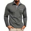 Laluna® | Poloshirt met lange mouwen