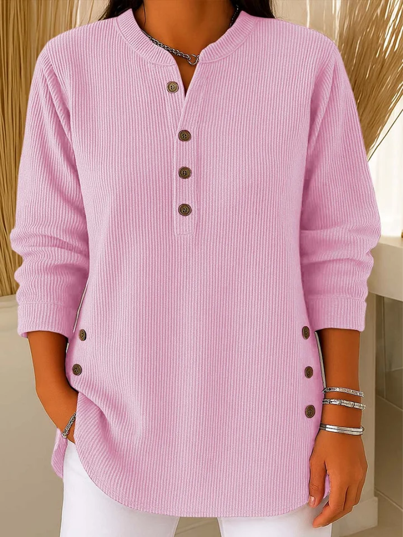 Livia – Trui met subtiele knoopdetails
