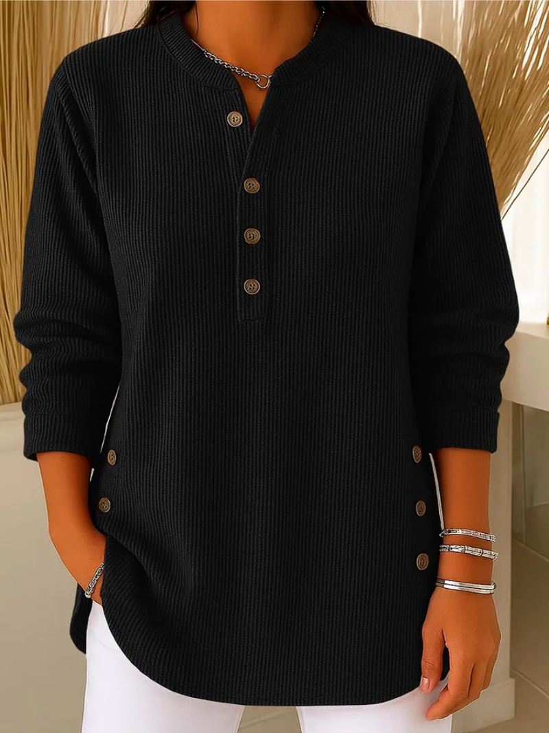 Livia – Trui met subtiele knoopdetails