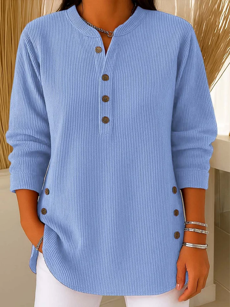 Livia – Trui met subtiele knoopdetails
