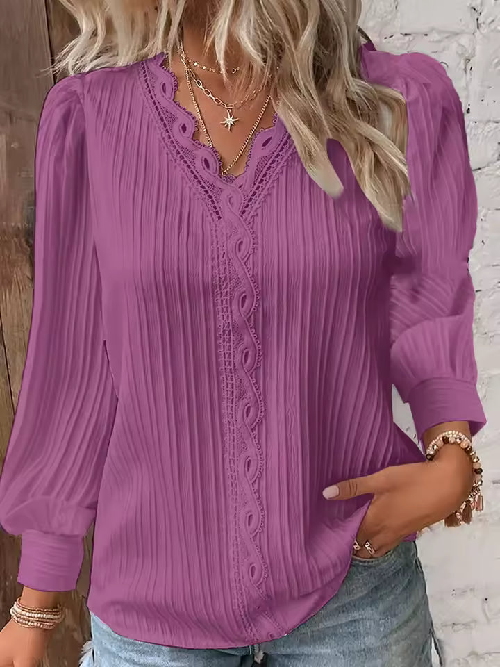 Martina – Chique blouse met V-hals