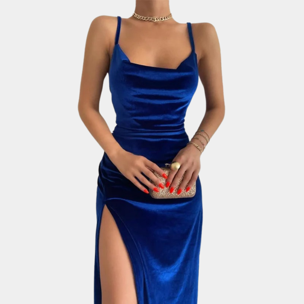 Mouwloze Zomerjurk met Split – Elegant & Comfortabel