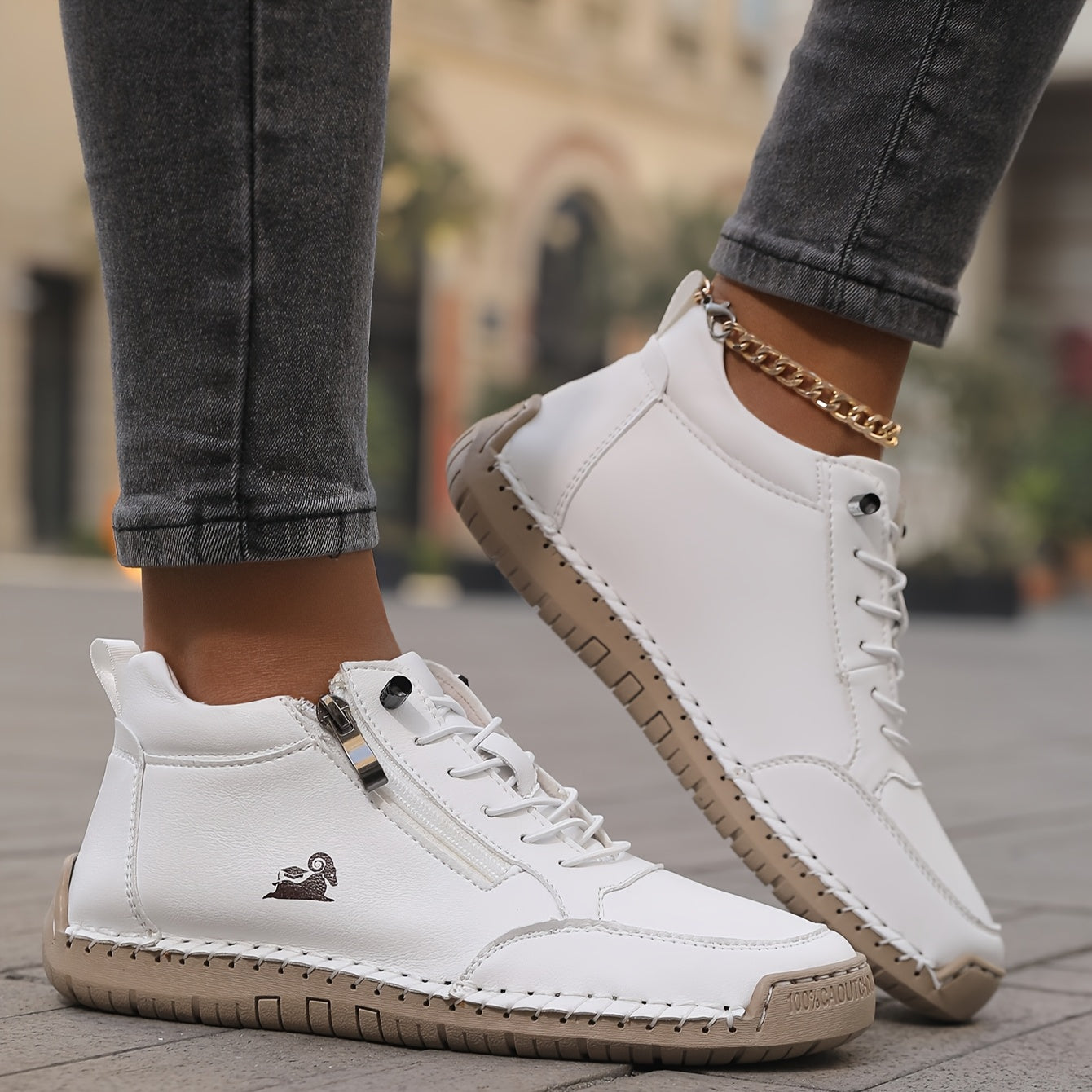 Mila™ – Comfortabele orthopedische Sneakers + Rits