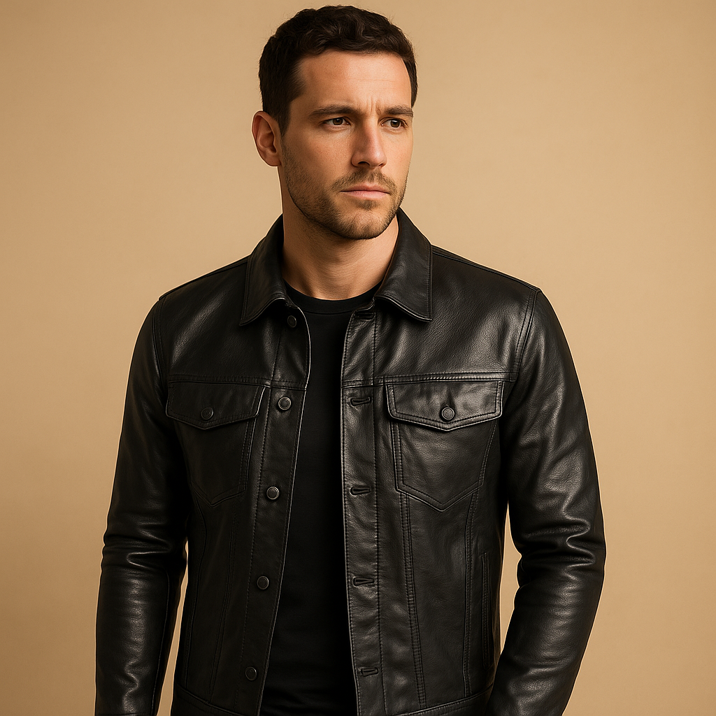 Bikerjack voor heren met streetstyle look | Sven