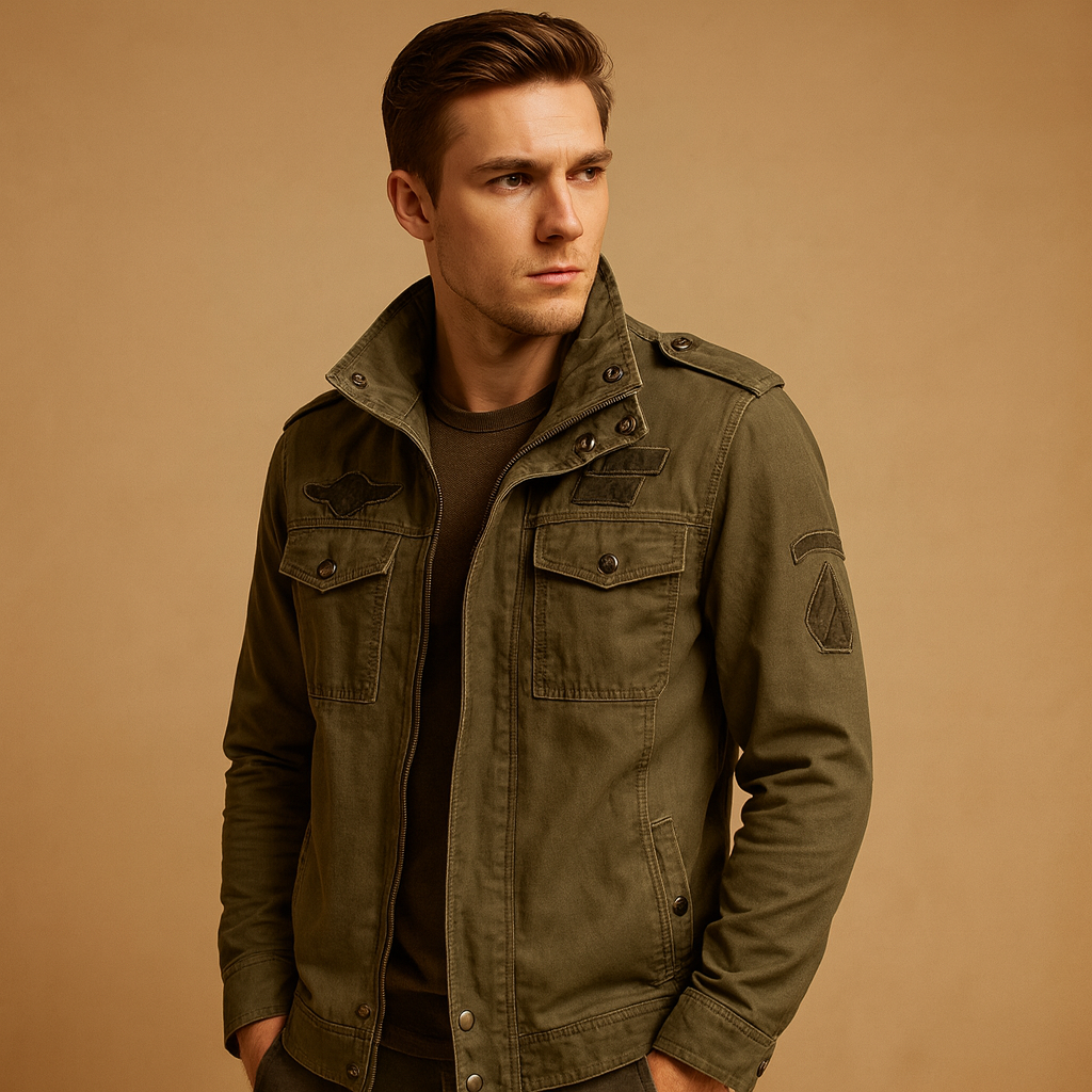 Bikerjacke met lange mouwen voor heren | Joris