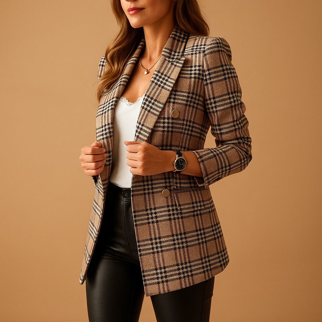 Blazer met flatterende pasvorm voor dames | Yara