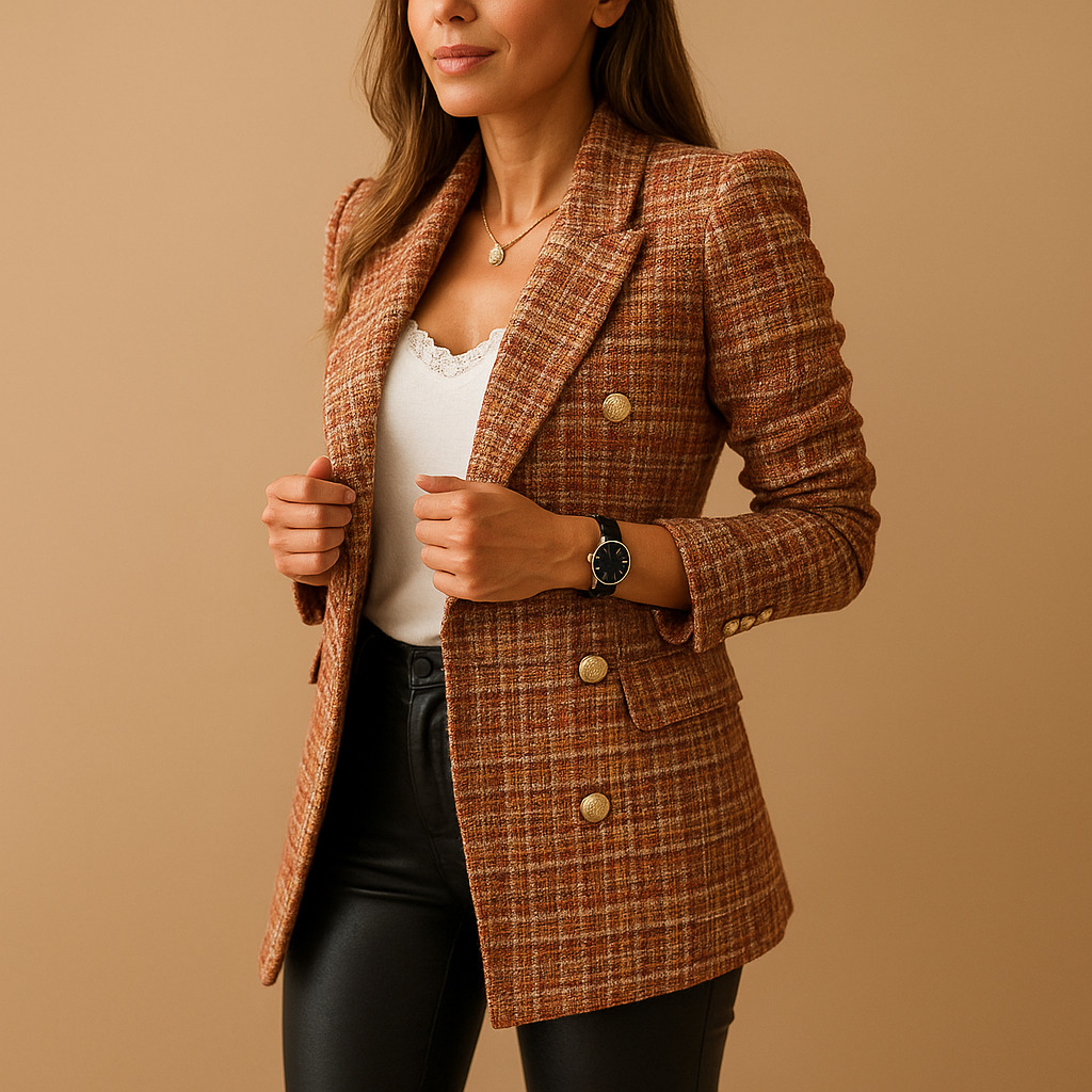 Blazer met flatterende pasvorm voor dames | Yara