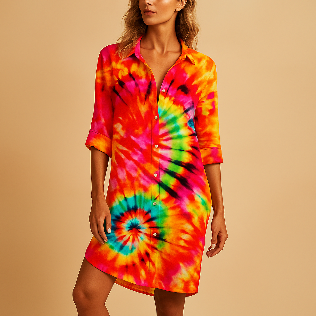 Boho zomerjurk met V-hals voor dames | Yara