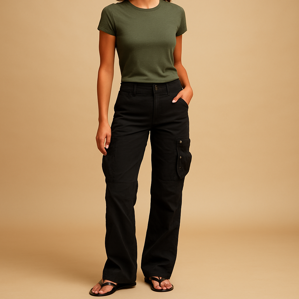 Cargo broek met zakken voor dames | Paloma