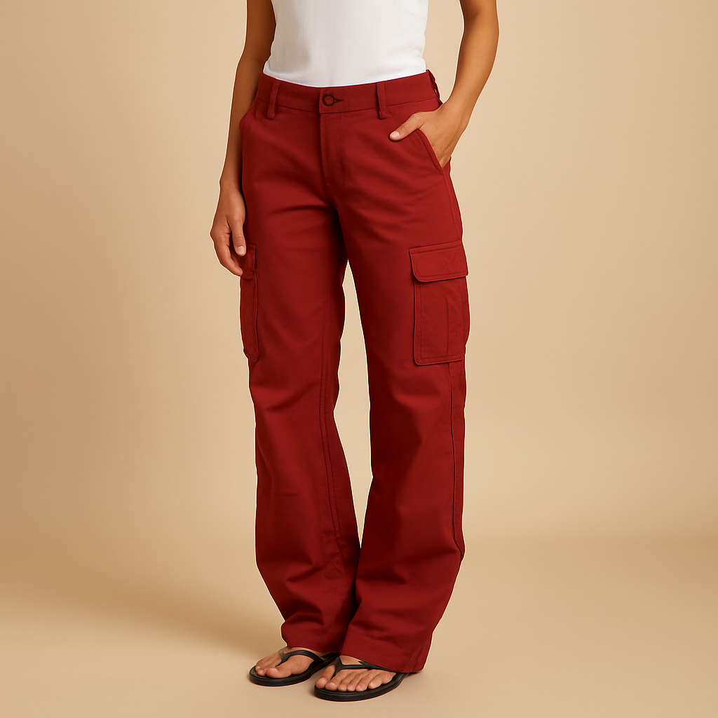 Cargo broek met zakken voor dames | Paloma
