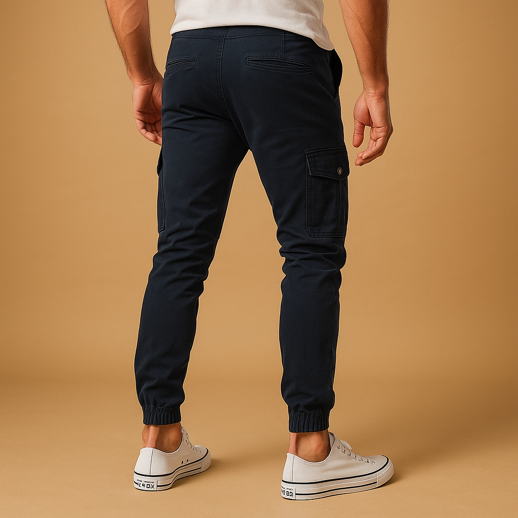 Daan | Cargo broek met zakken voor heren