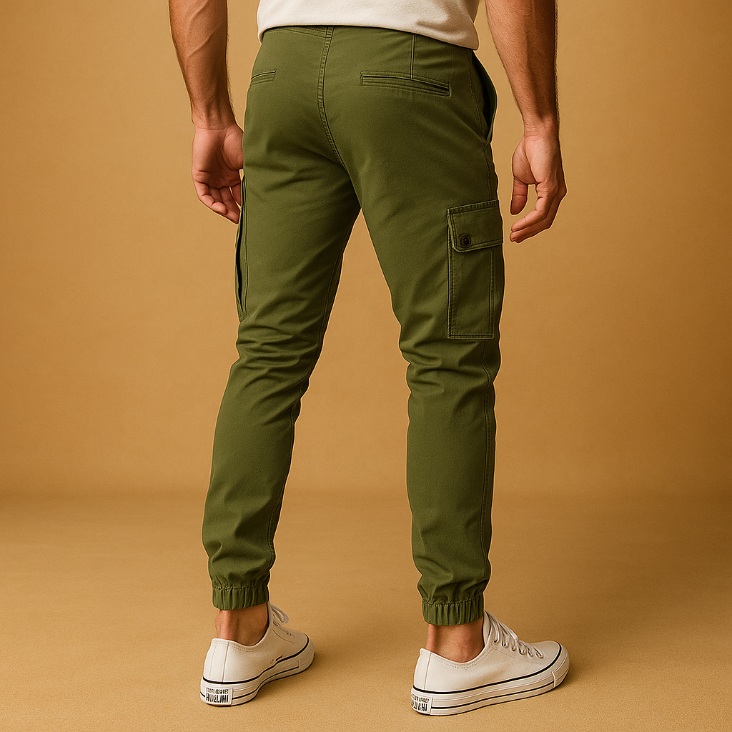 Daan | Cargo broek met zakken voor heren