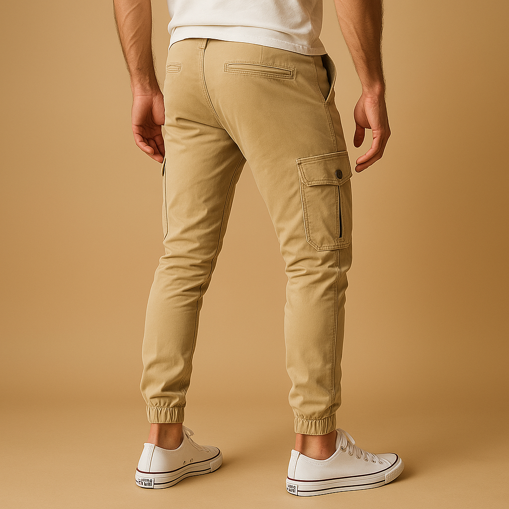 Daan | Cargo broek met zakken voor heren