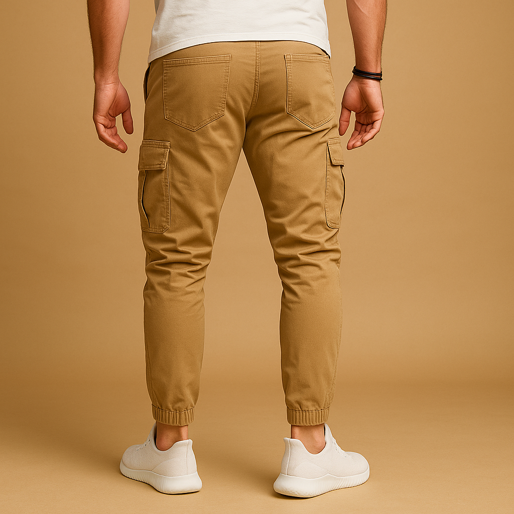 Daan | Cargo broek met zakken voor heren