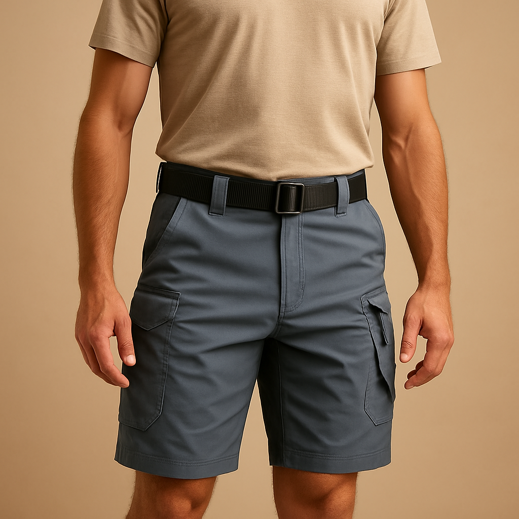 Comfortabele cargo short met zakken voor heren | Bram