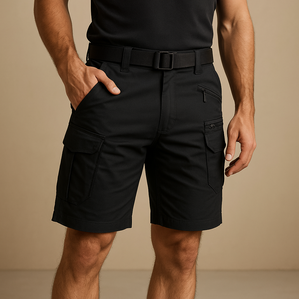 Comfortabele cargo short met zakken voor heren | Bram