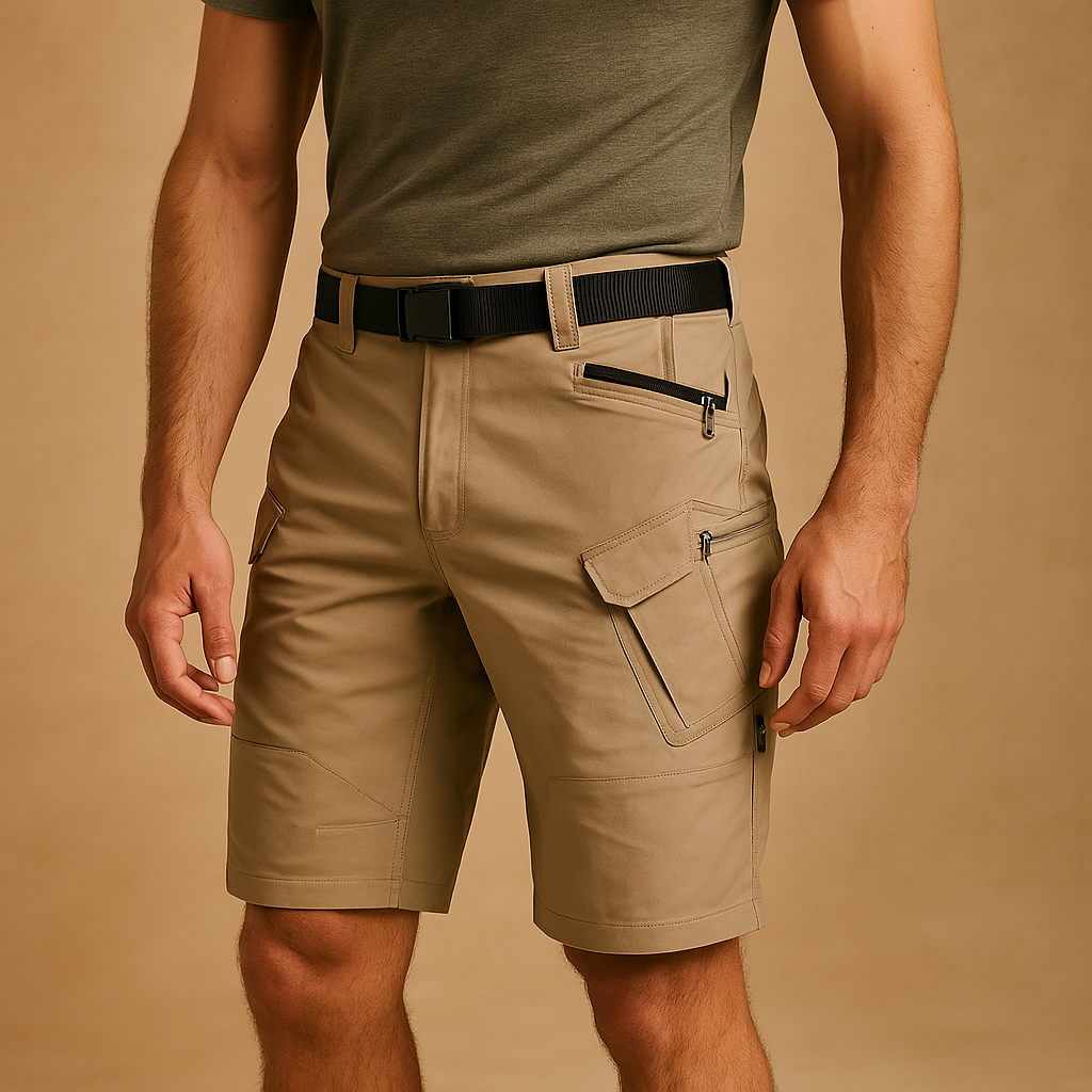 Comfortabele cargo short met zakken voor heren | Bram