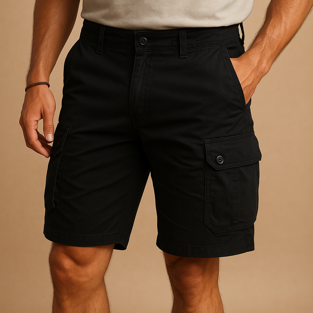 Cargoshorts voor heren met rechte pasvorm | Mees