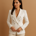 Casual blazer voor dames met tijdloos design | Fenna