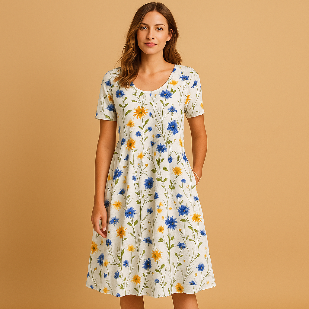 Casual bloemenjurk voor dames | Lianne