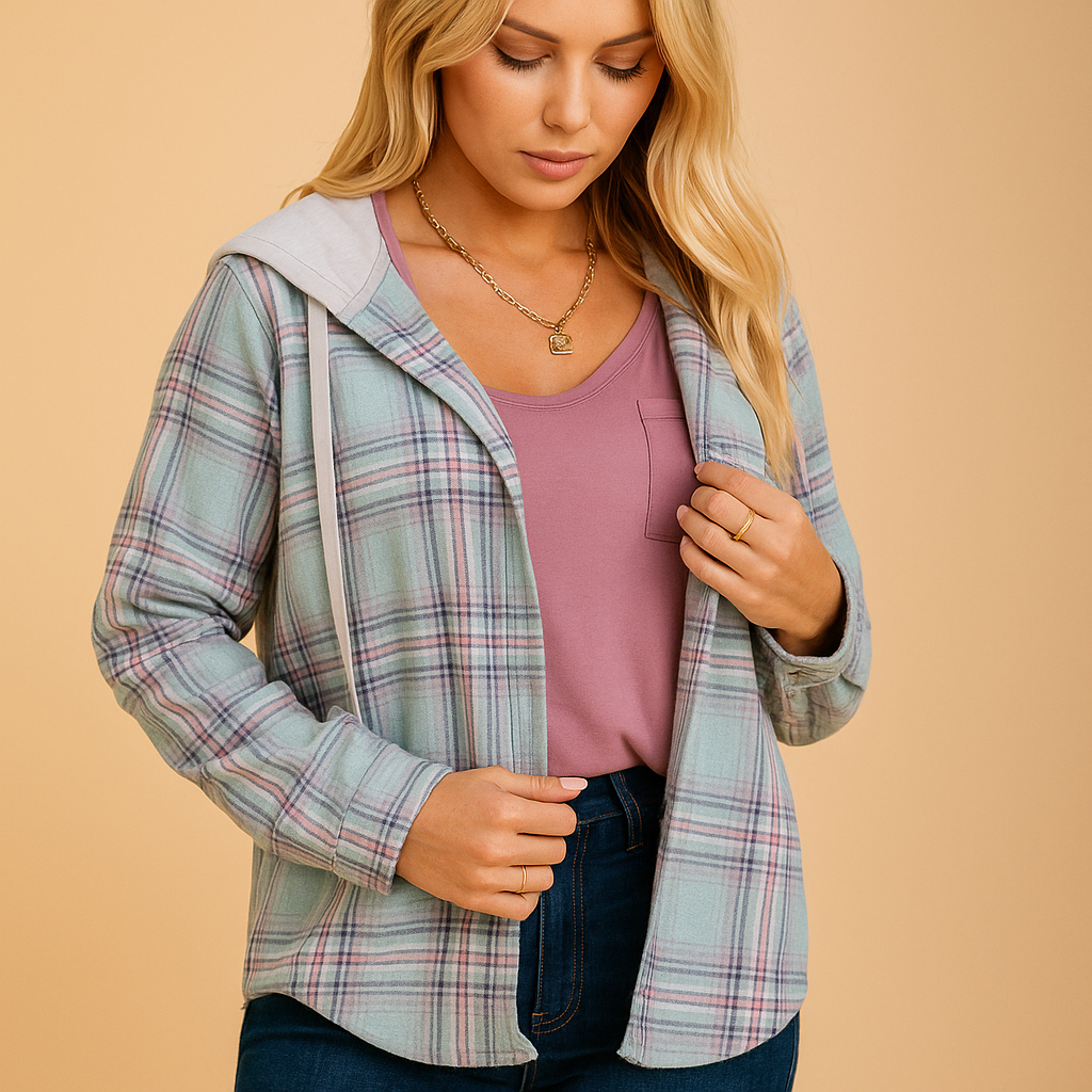 Casual button-up jas voor dames | Marit