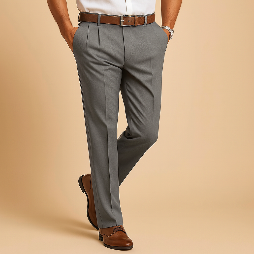 Casual chino broek met elegante pasvorm voor heren | Daan