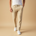 Casual broek met elastische tailleband voor heren | Jurre