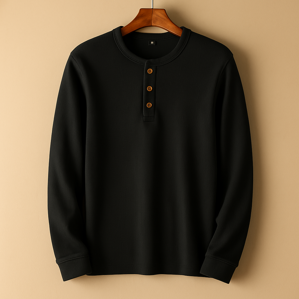 Thijs | Casual longsleeve overhemd met relaxte pasvorm voor heren