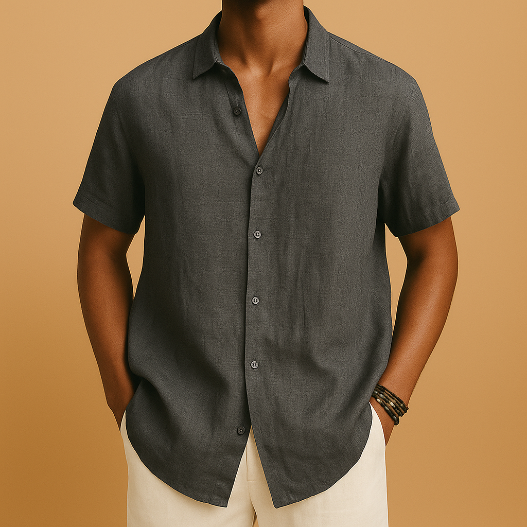 Stijlvol casual zomershirt met korte mouwen voor heren | Daan