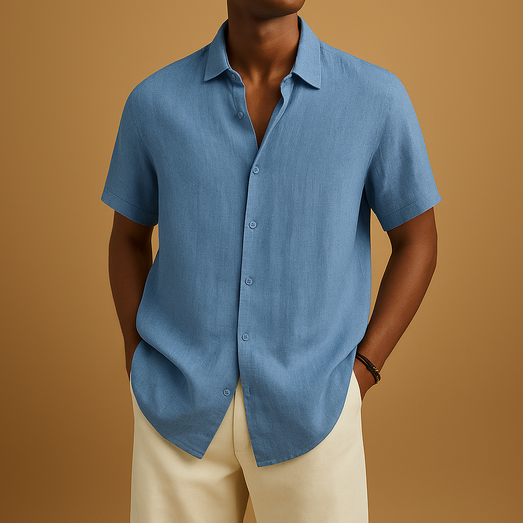 Stijlvol casual zomershirt met korte mouwen voor heren | Daan